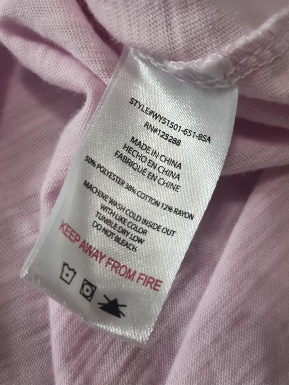 Life is Good Pink and Gray Dice and Hearts Loungewear Pajamas Set, Size M - Picture 5 of 7